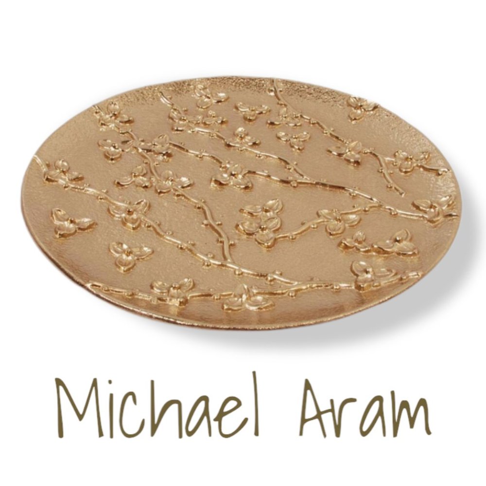 Michael Aram Bittersweet Gold-tone Sculpted Tray